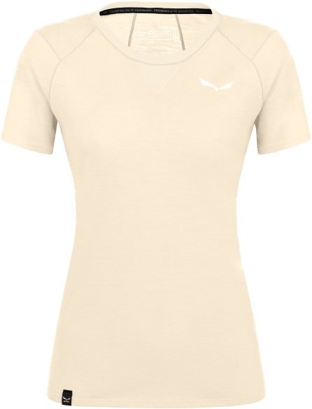 Salewa - Women's Agner AM - Merinoshirt Gr 34 weiß/beige