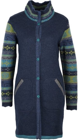 Thumbnail - Flomax - Women's Oversize Mantel Rosalia - Wolljacke Gr 44/46 blau
