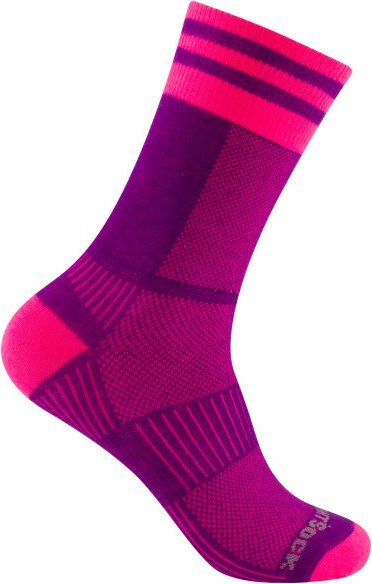 Wrightsock - Coolmesh II Crew - Wandersocken Gr S lila