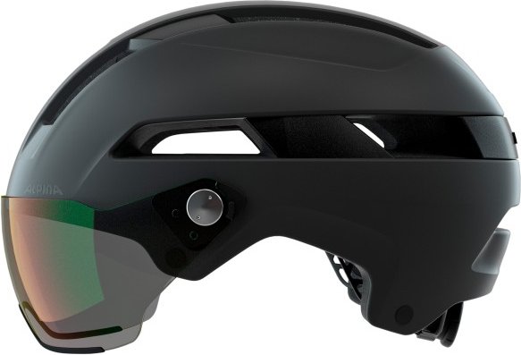 Alpina - Soho Visor V - Radhelm Gr 55-59 cm schwarz