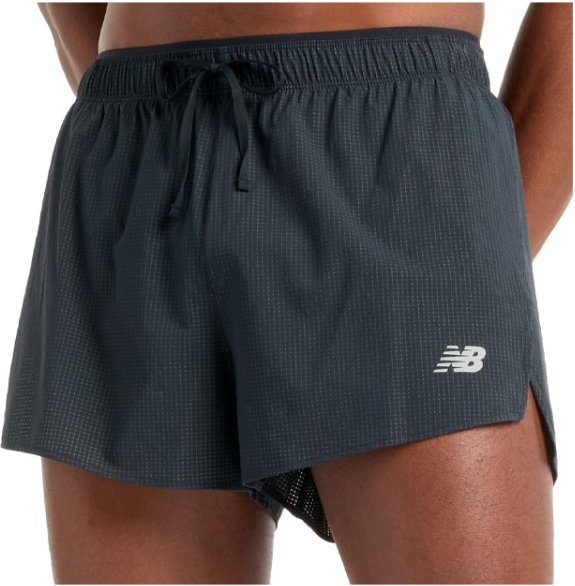 New Balance - RC Ultra Light Split Short 3'' - Laufshorts Gr L blau