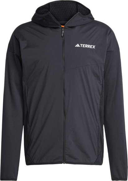 adidas Terrex - Terrex Xperior CW+ Wind Light Fleece Hooded - Fleecejacke Gr XL grau