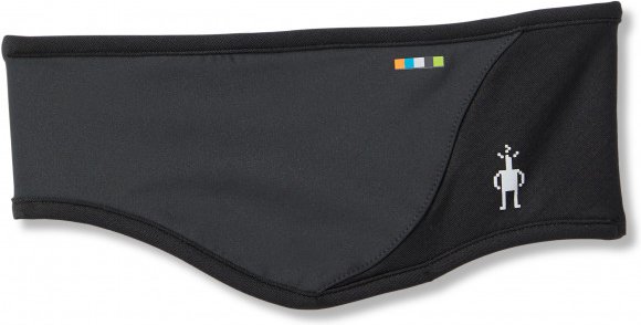 Smartwool - Merino Sport Fleece Wind Headband - Stirnband Gr One Size grau/schwarz