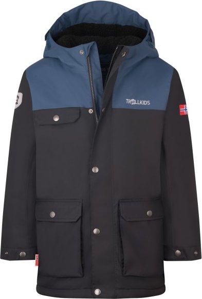 Trollkids - Kid's Gudvangen Jacket - Parka Gr 104 grau