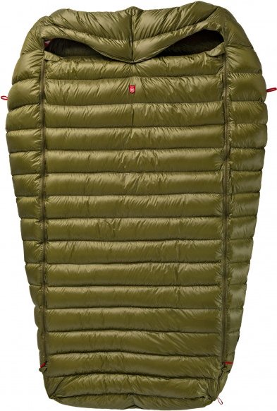 Pajak - Quest Fortwo - Daunenschlafsack Gr 210 x 135 cm oliv