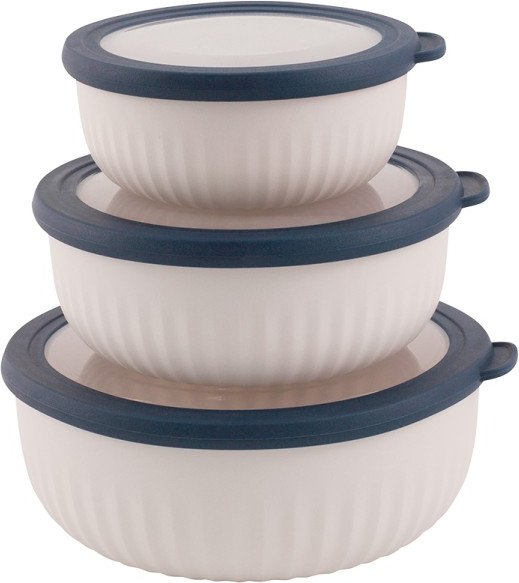 Outwell - Cookout Bowl Set With Lids - Essensaufbewahrung grau