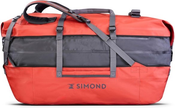 SIMOND - Duffel Bag 500 Waterproof 80-120 - Reisetasche rot