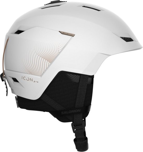Thumbnail - Salomon - Icon LT Pro - Skihelm Gr 56-59 cm grau/weiß