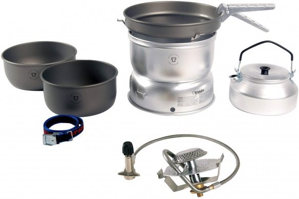 Thumbnail - Trangia - 25-8 Sturmkocher mit Primus Gasbrenner - Gaskocher Gr 1140 g grau/schwarz