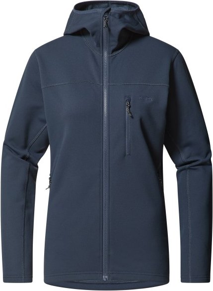 Haglöfs - Women's Rosson Mid Hood - Fleecejacke Gr XL blau