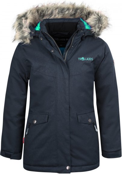 Trollkids - Girl's Oslo Coat XT - Mantel Gr 140 blau