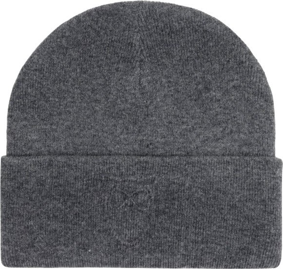 KnowledgeCotton Apparel - Embossed Owl DL Wool Beanie - Mütze Gr One Size grau/blau