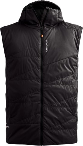 Thumbnail - Ortovox - Swisswool Piz Duan Vest - Merinoweste Gr S schwarz