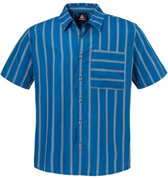 Schöffel - Shirt Style Kalmen - Hemd Gr 50 blau