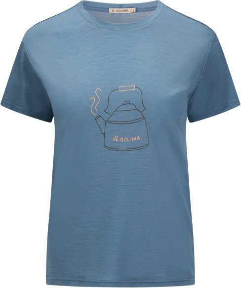 Aclima - Women's Lightwool 140 Tee Kettle - Merinoshirt Gr XS blau