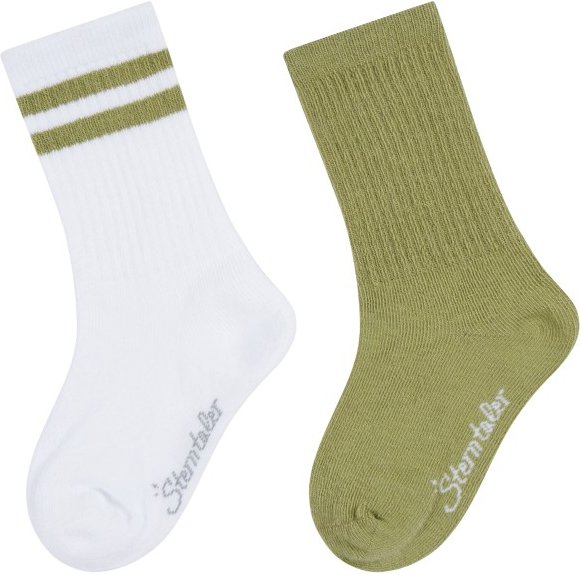 Sterntaler - Kid's Active Socken DP Lang - Multifunktionssocken Gr 34 weiß/oliv