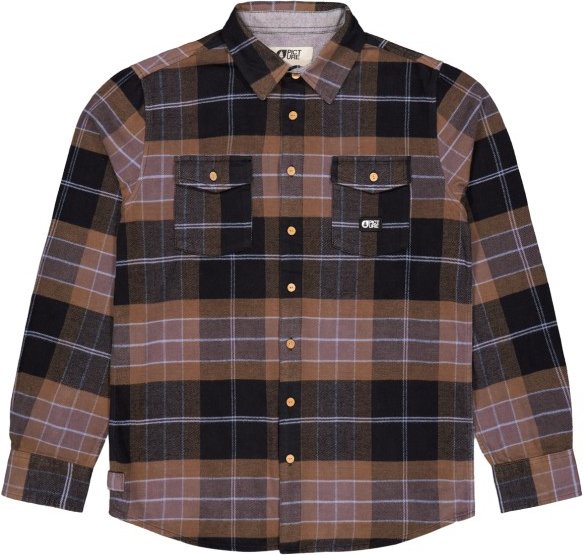 Picture - Hillsboro Shirt - Hemd Gr M braun