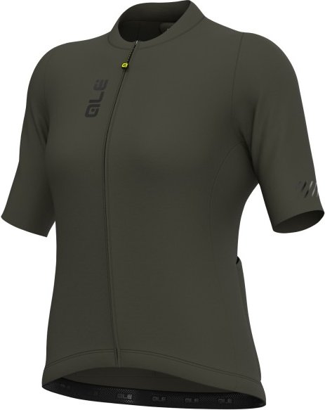 Thumbnail - Alé - Women's Pragma Color Block Off Road S/S Jersey - Radtrikot Gr XL grau/oliv