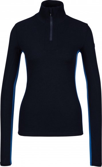 We Norwegians - Women's Tryvann Colblock Zipup - Merinounterwäsche Gr XS schwarz