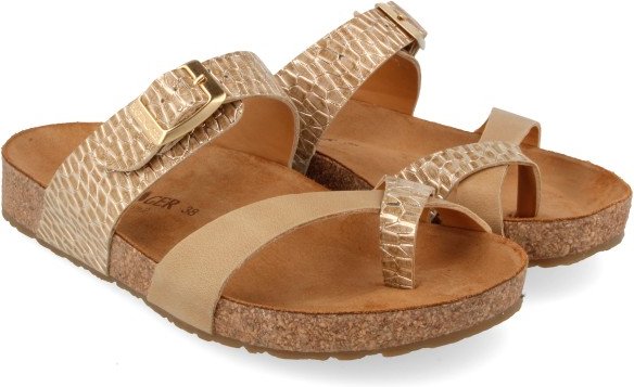 Haflinger - Women's Juno - Sandalen Gr 37 braun/beige