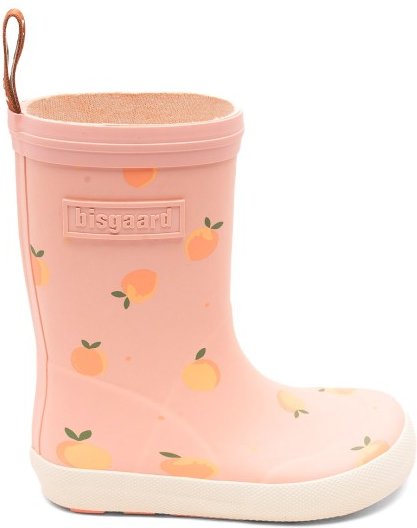 Bisgaard - Kid's Barefoot High Rubber - Gummistiefel Gr 32 peach pop