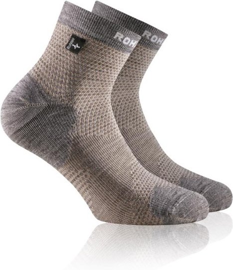 Rohner - Copper Allsport Quarter - Multifunktionssocken Gr 44-46 grau
