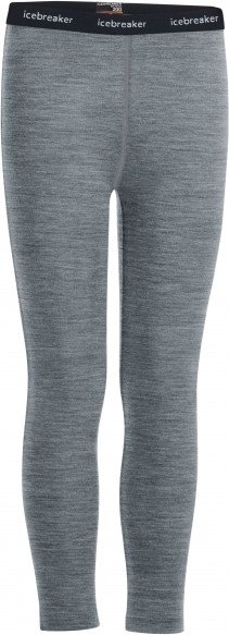 Icebreaker - Kids 200 Oasis Leggings - Merinounterwäsche Gr 128 grau