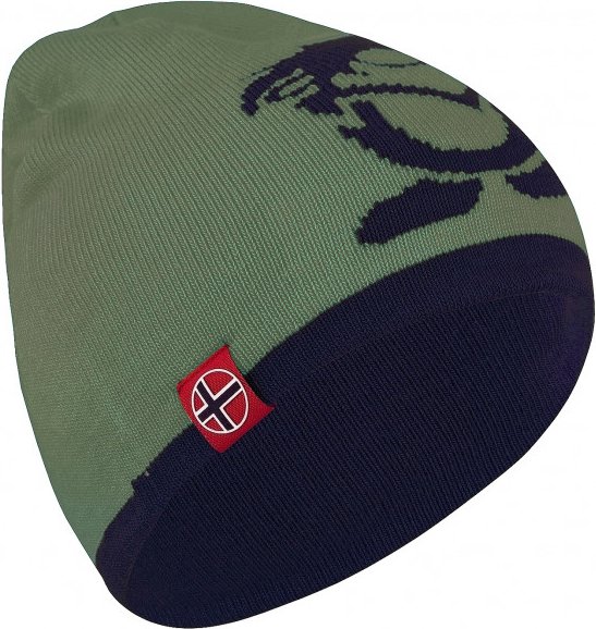 Trollkids - Kid's Troll Beanie - Mütze Gr 48-52 cm - 2-5 Years oliv/blau