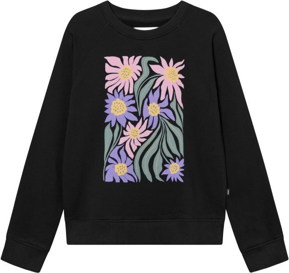 Thumbnail - DEDICATED - Women's Sweatshirt Ystad Daisy Block - Pullover Gr L schwarz