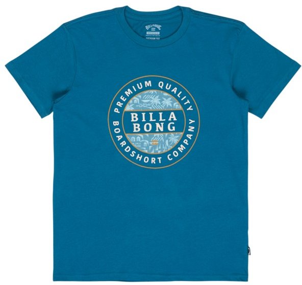 Billabong - Kid's Rotor Fill S/S - T-Shirt Gr 134 blau