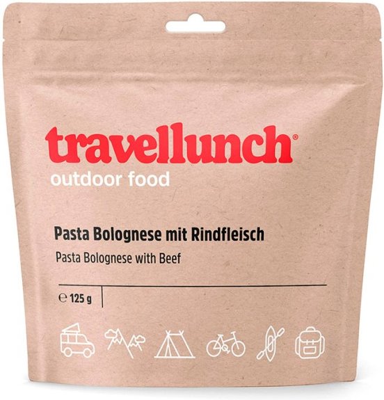 Travellunch - Nudeln Bolognese mit Rindfleisch Gr 125 g