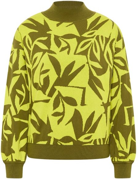 Tranquillo - Women's Gemütlicher Strickpullover - Pullover Gr S oliv