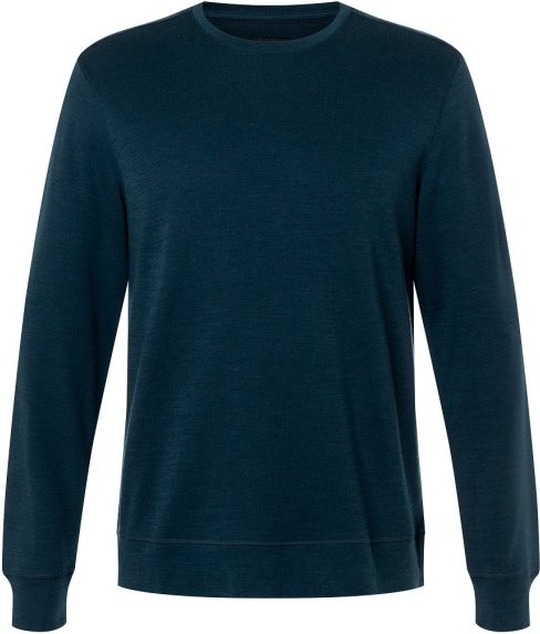 super.natural - Solution Bio Crew - Merinopullover Gr 52 - L blau