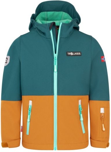 Trollkids - Kid's Skjorta Jacket - Softshelljacke Gr 128 bunt