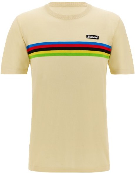 Santini - UCI World Champion T-Shirt - T-Shirt Gr S beige