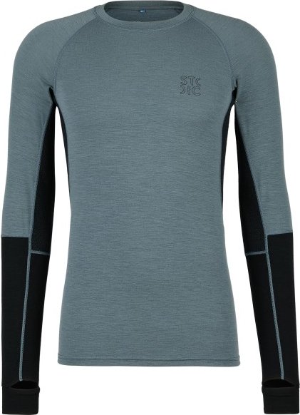 Stoic - MerinoMesh150 SadjemSt. L/S - Merinoshirt Gr XL grau