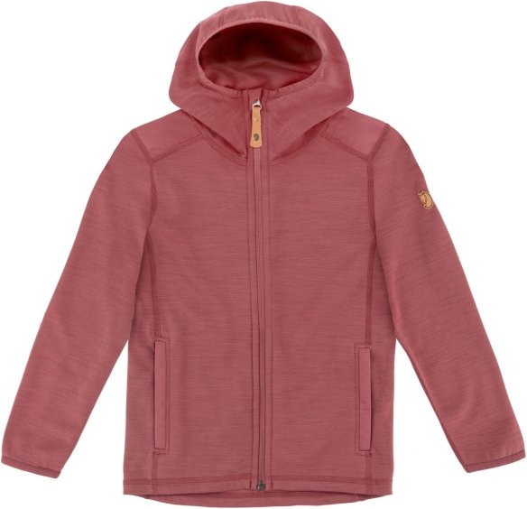 Fjällräven - Kid's Keb Fleece Hoodie - Wolljacke Gr 146 rot