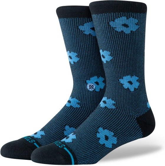 Stance - Digital Daisy Crew - Multifunktionssocken Gr 43-47 blau