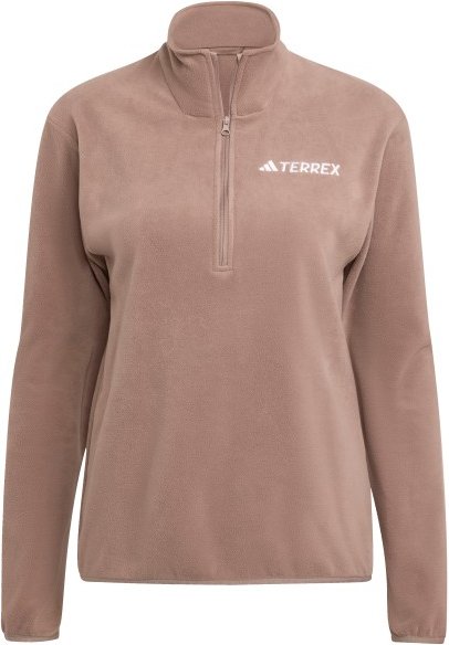 adidas Terrex - Women's MT Half Zip Fleece - Fleecejacke Gr L braun
