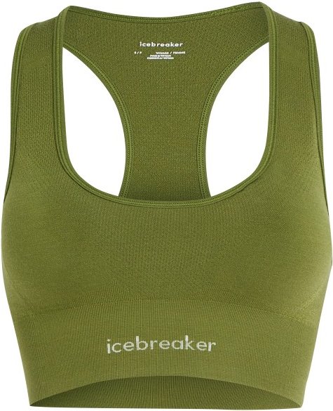Icebreaker - Women's Merino 260 Zoneknit Seamless Bra - Sport-BH Gr XS oliv