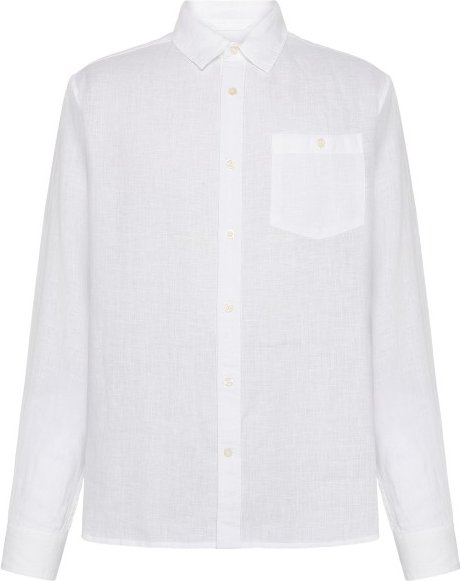 Thumbnail - KnowledgeCotton Apparel - Regular Linen Shirt - Hemd Gr XL weiß