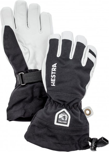 Hestra - Kid's Army Leather Heli Ski 5 Finger - Handschuhe Gr 6 grau