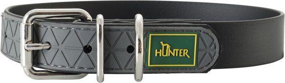 Hunter - Collar Convenience - Hundehalsband Gr Halsumfang 47-55 cm - Breite 2,5 cm schwarz