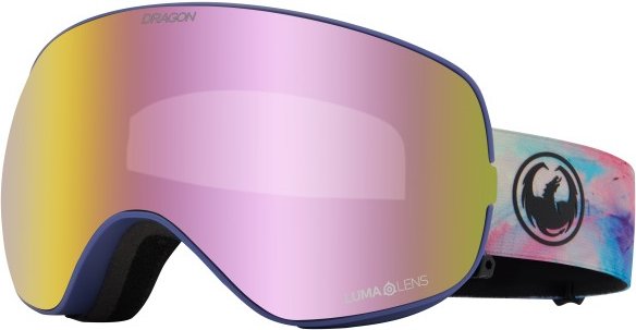 Dragon - X2S (VLT 54% + 62%) - Skibrille Gr M rosa