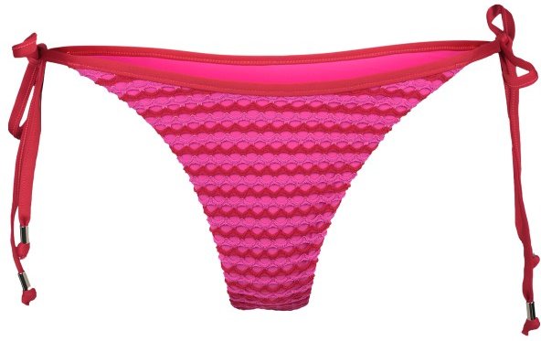Seafolly - Women's Mesh Effect Tie Side Rio Pant - Bikini-Bottom Gr 36 rosa