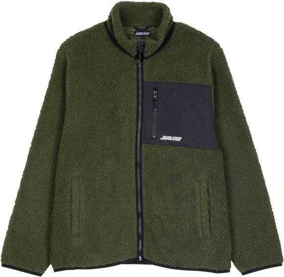 Santa Cruz - Freestyle Jacket - Fleecejacke Gr XXL oliv