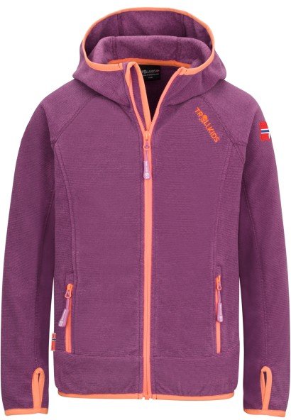 Trollkids - Girls Sandefjord Jacket - Fleecejacke Gr 152 lila