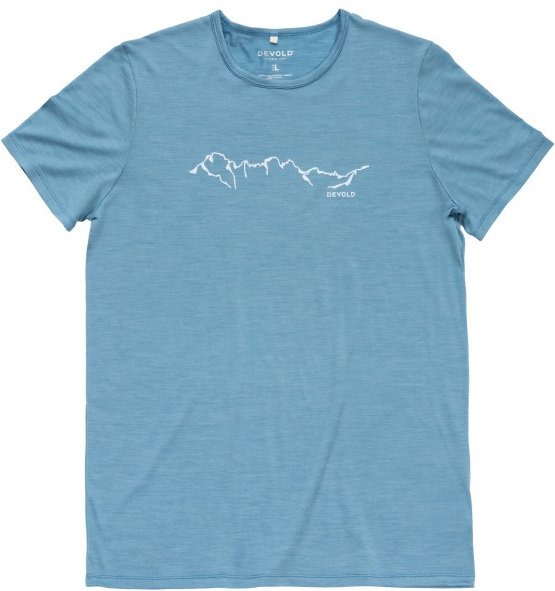 Devold - Active Skyline Tee - Merinoshirt Gr S blau