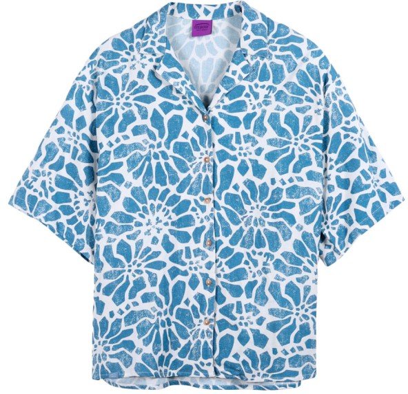 Oxbow - Women's Coral Short Sleeves Shirt - Hemd Gr M/L blau