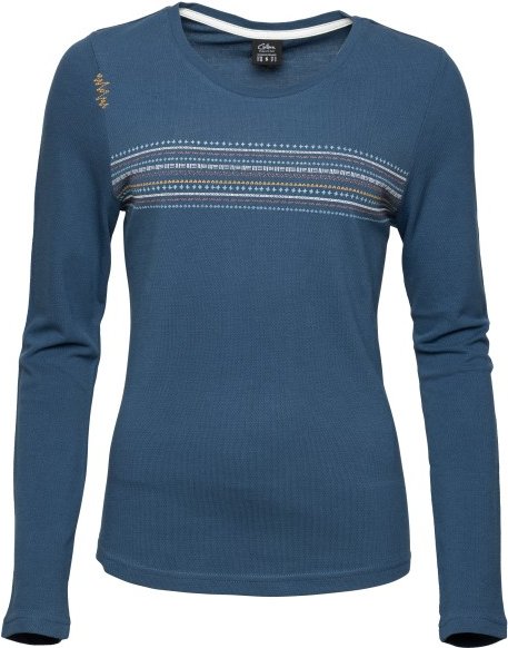 Chillaz - Women's Dalmatien Ornament - Longsleeve Gr 36 blau